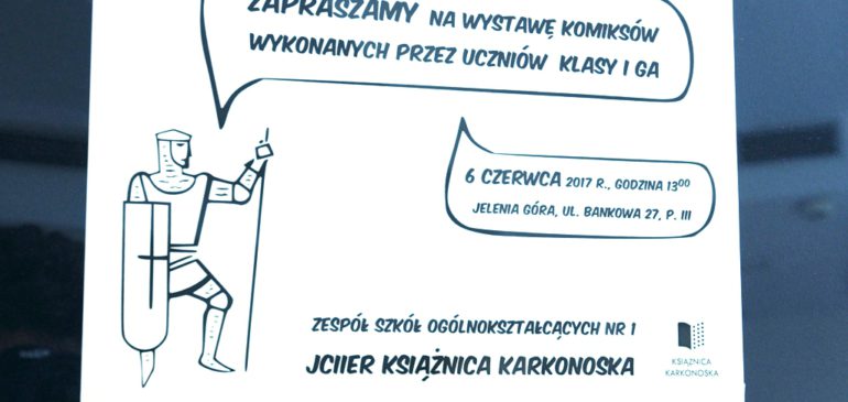 Wystawa komiksów klasy 1ga